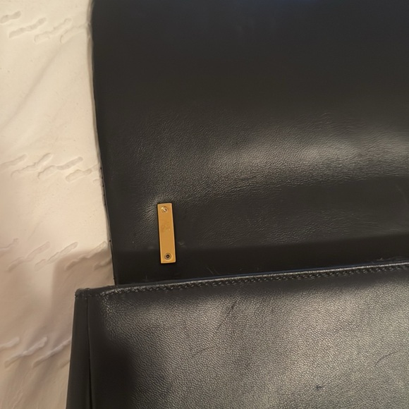 Burberry Small Lola Quilted Lambskin Bag Black Gold - Picture 12 of 13